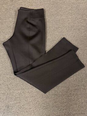 Worthington Black Petite Leggings Medium Athleisure Thick Stretch Wide Waistband